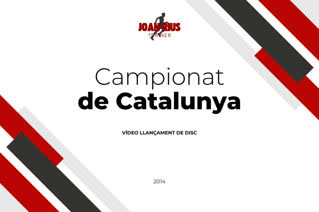 Campionat de Catalunya – Llançament de disc 2014